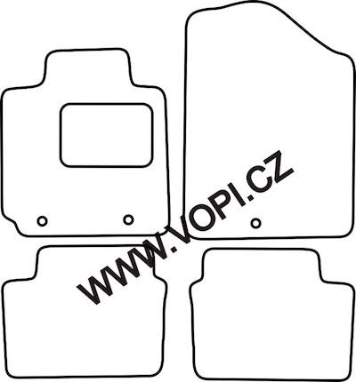 Autokoberce Hyundai Veloster 08/2011 - Perfectfit (1852)
